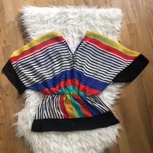 Colorful Blouse Top